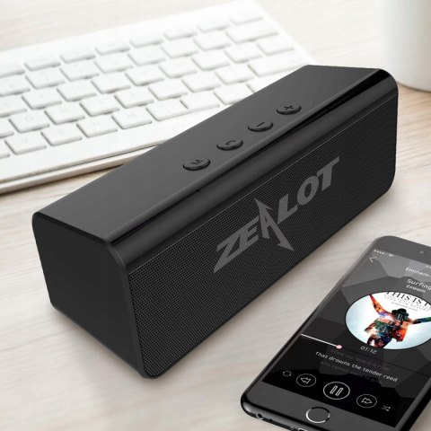 PRZENOŚNY GŁOŚNIK ZEALOT S31 BLUETOOTH BLACK HIT